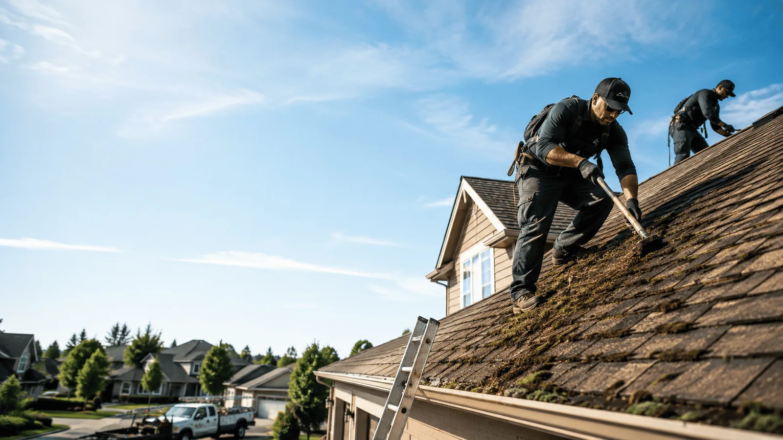 Roof Moss Removal in New Waverly, IN near me